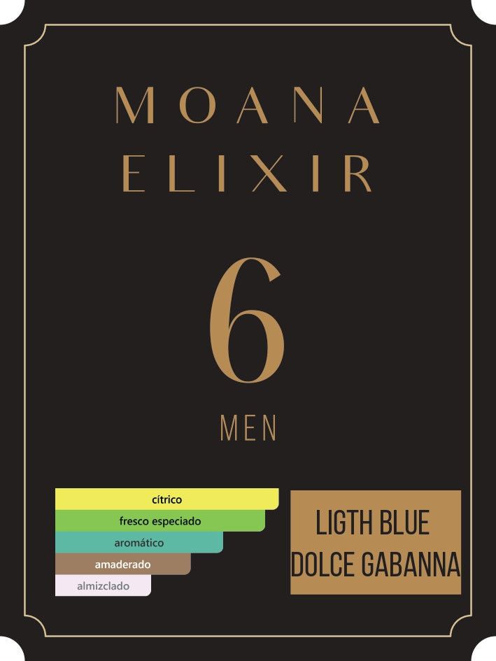 MOANA ELIXIR 6 - LIGTH BLUE DOLCE GABANNA