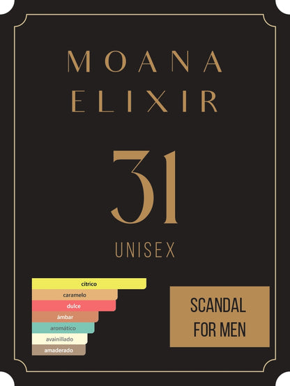 MOANA ELIXIR 31 - SCANDAL FOR MEN