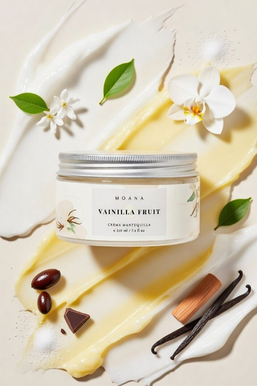 CREMA MANTEQUILLA MOANA 220 ML - VAINILLA FRUIT